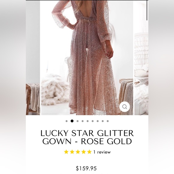 LUCKY STAR GLITTER DRESS - Picture 4 of 12